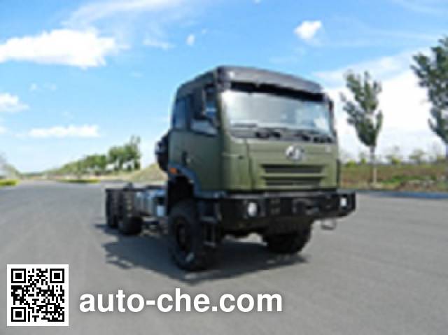 Шасси дизельного бескапотного грузовика повышенной проходимости FAW Jiefang CA2191P2K2TA70E4