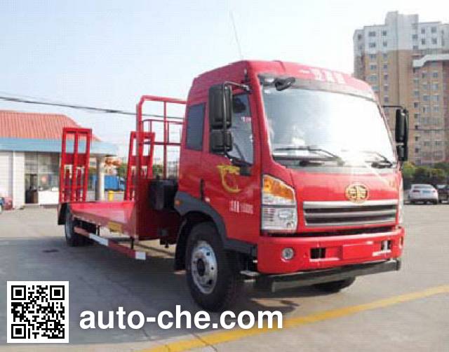 Низкорамный грузовик с безбортовой плоской платформой FAW Jiefang CA5161TDP