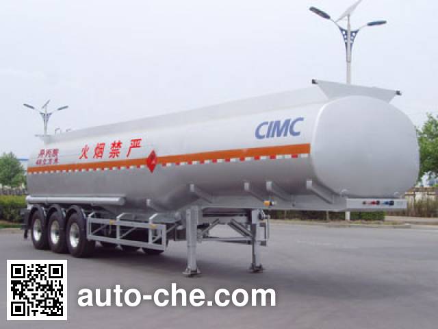 Полуприцеп цистерна для легковоспламеняющихся жидкостей CIMC Lingyu CLY9401GRYA