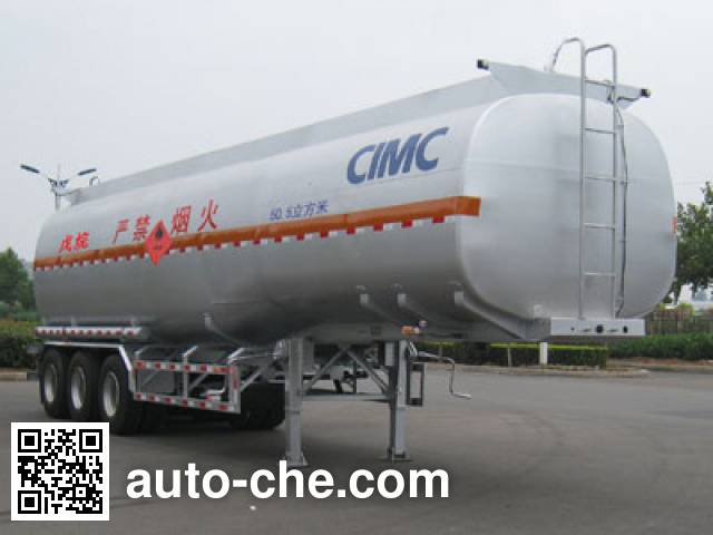 Полуприцеп цистерна для легковоспламеняющихся жидкостей CIMC Lingyu CLY9406GRY