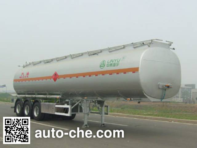 Полуприцеп цистерна алюминиевая для нефтепродуктов CIMC Lingyu CLY9407GYY2