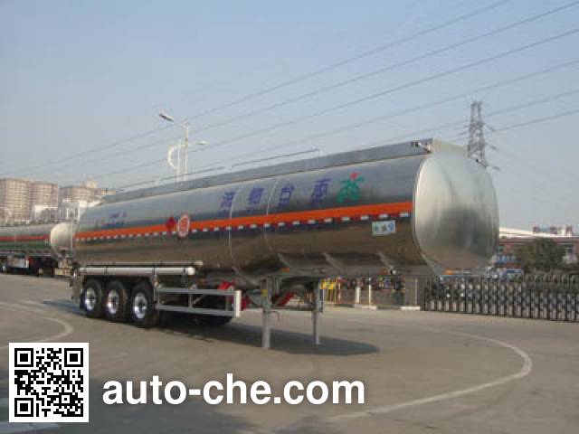 Полуприцеп цистерна алюминиевая для нефтепродуктов CIMC Lingyu CLY9407GYYB