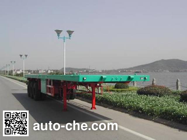 Полуприцеп контейнеровоз с плоской платформой FAW Fenghuang FXC9402JP
