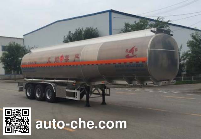 Полуприцеп цистерна алюминиевая для легковоспламеняющихся жидкостей Changhua HCH9401GRYHB