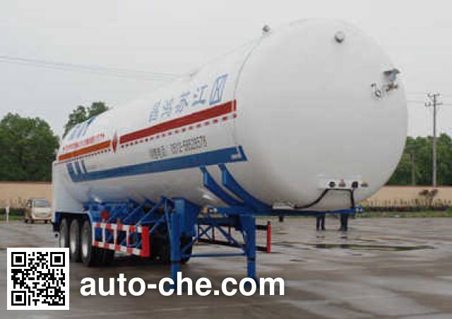 Полуприцеп цистерна газовоз для криогенной жидкости Xinghongchang HCT9370GDY