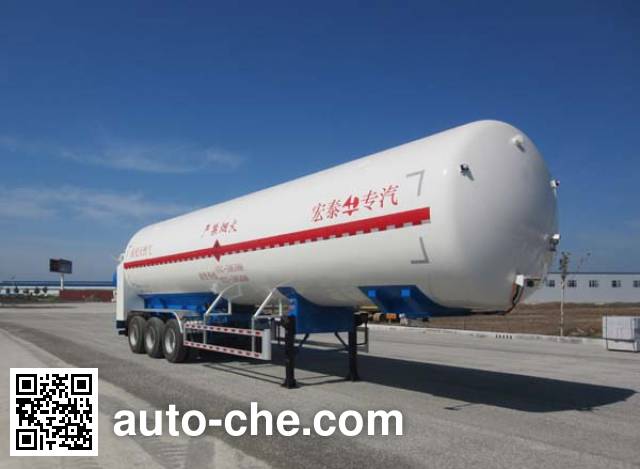 Полуприцеп цистерна газовоз для криогенной жидкости Zhengkang Hongtai HHT9390GDY