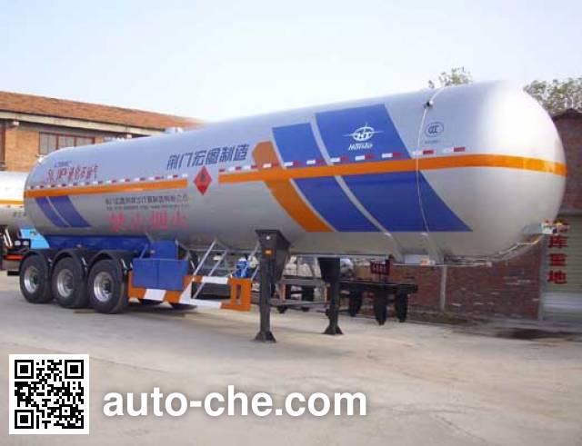 Полуприцеп цистерна газовоз для перевозки сжиженного газа Hongtu HT9407GYQD