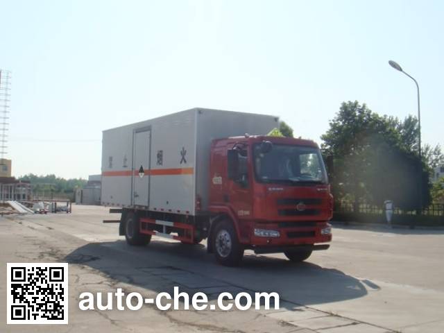 Автофургон для перевозки опасных грузов Jiangte JDF5160XZWLZ5