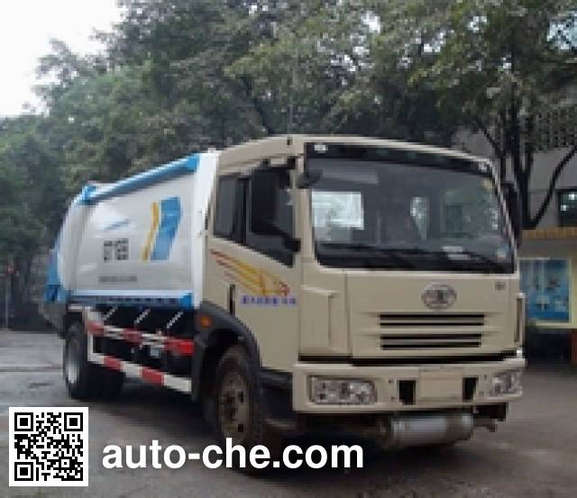 Мусоровоз с задней загрузкой и уплотнением отходов Shanhua JHA5162ZYS