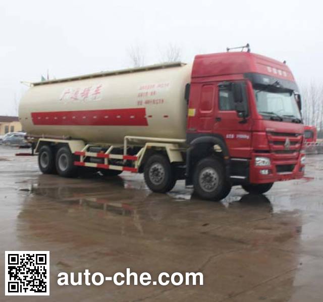 Автоцистерна для порошковых грузов низкой плотности Guangtongda JKQ5313GFL