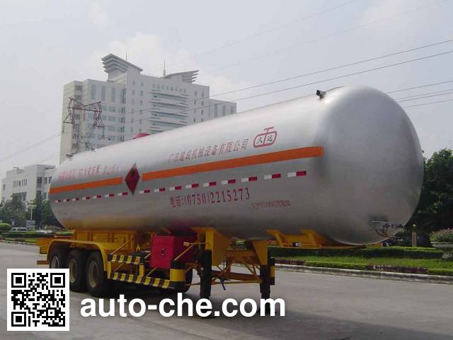 Полуприцеп цистерна для перевозки неконденсирующегося газа Jiuyuan KP9340GTR