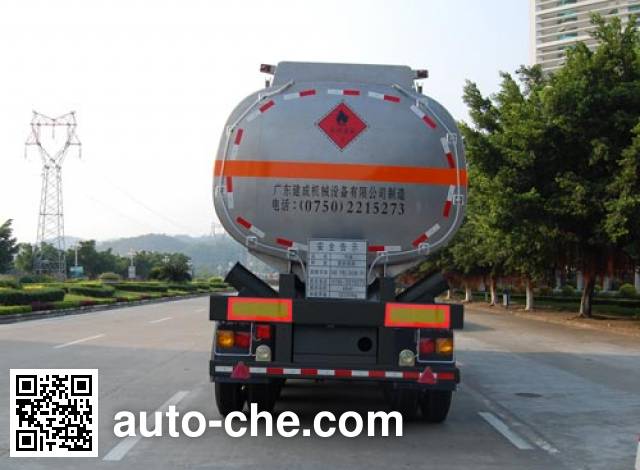 Jiuyuan полуприцеп цистерна для нефтепродуктов KP9400GYY
