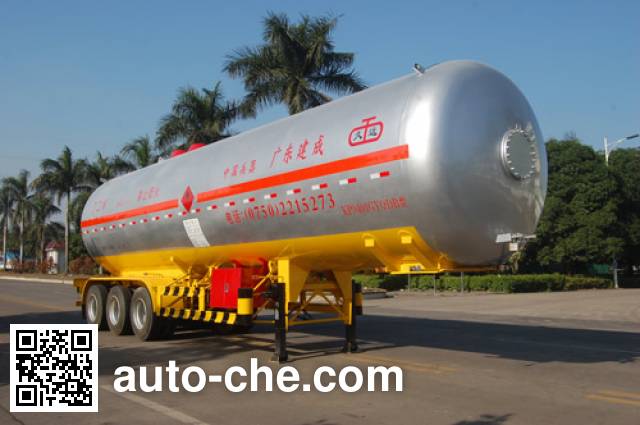 Полуприцеп цистерна газовоз для перевозки сжиженного газа Jiuyuan KP9401GYQDB