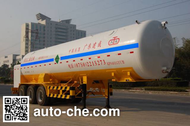 Полуприцеп цистерна газовоз для перевозки углекислого газа Jiuyuan KP9401GYU