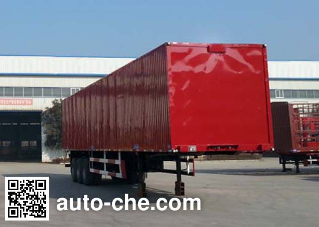 Полуприцеп фургон с подъемными бортами (фургон-бабочка) Xianpeng LTH9400XYK