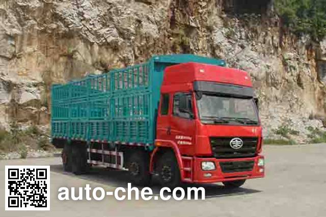 Бескапотный грузовик с решетчатым тент-каркасом FAW Liute Shenli LZT5312CXYPK2E3L11T2A90