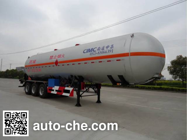 Полуприцеп цистерна газовоз для перевозки сжиженного газа CIMC NTV9401GYQQ