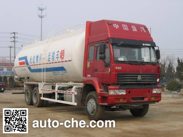 Автоцистерна для порошковых грузов Qingzhuan QDZ5250GFLZJ