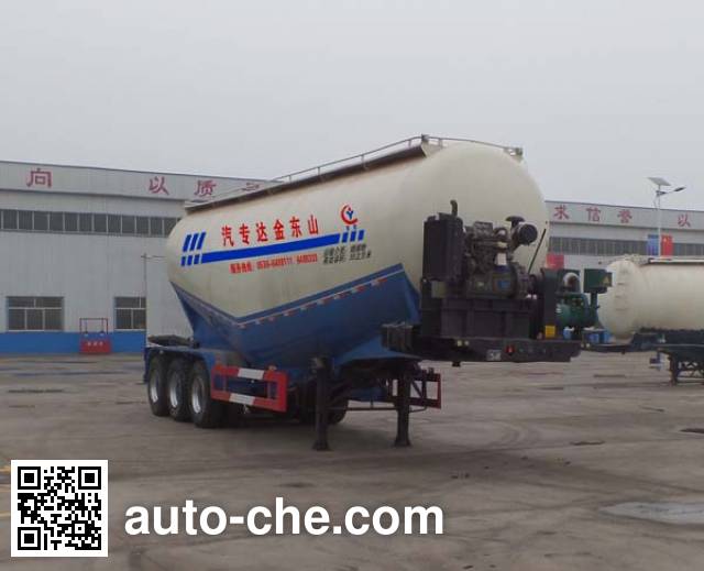 Полуприцеп цистерна для порошковых грузов низкой плотности Liangyun SLY9402GFL