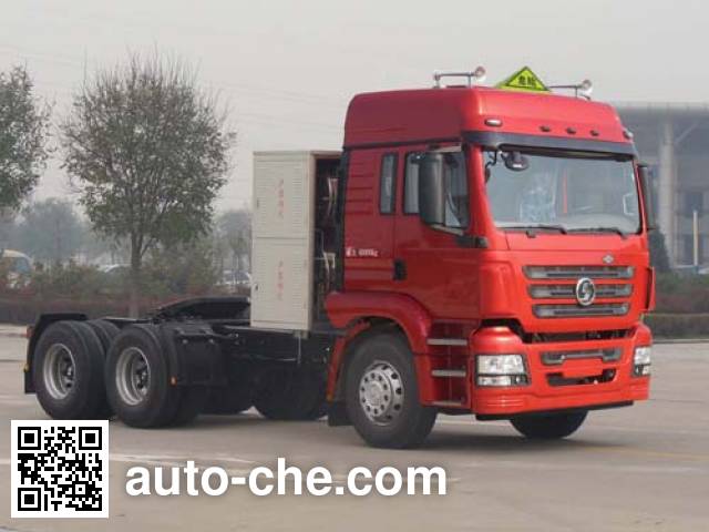 Седельный тягач для перевозки опасных грузов Shacman SX4258GV384TLW