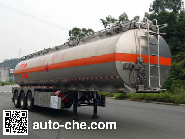 Полуприцеп цистерна алюминиевая для нефтепродуктов Yongqiang YQ9400GYYT2