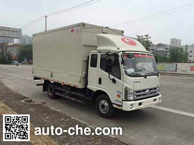 Автофургон с подъемными бортами (фургон-бабочка) Chenhe ZJH5090XYK