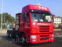 Седельный тягач для перевозки опасных грузов FAW Jiefang CA4257P2K15T1NE5A80