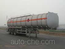 Полуприцеп цистерна алюминиевая для легковоспламеняющихся жидкостей CIMC Lingyu CLY9403GRYC