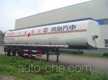 Полуприцеп цистерна алюминиевая для легковоспламеняющихся жидкостей Huanghai DD9400GRY