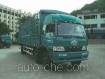 Бескапотный грузовик с решетчатым тент-каркасом FAW Liute Shenli LZT5166CXYPK2E3L9T3A95