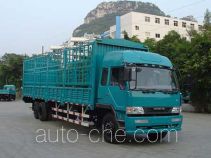 Бескапотный грузовик с решетчатым тент-каркасом FAW Liute Shenli LZT5200CXYPK2L10T3A95