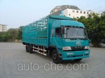 Бескапотный грузовик с решетчатым тент-каркасом FAW Liute Shenli LZT5207CXYPK2L10T3A95