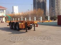 Каркасный полуприцеп контейнеровоз для контейнеров-цистерн с опасным грузом Huachang QDJ9406TWY