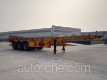 Каркасный полуприцеп контейнеровоз для контейнеров-цистерн с опасным грузом Liangsheng SHS9400TWY
